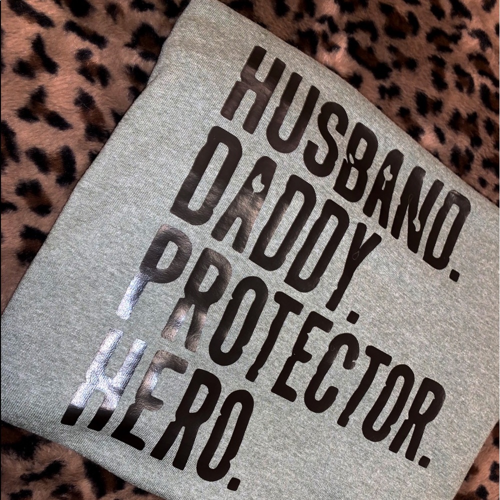 Husband daddy protector hero t shirt
